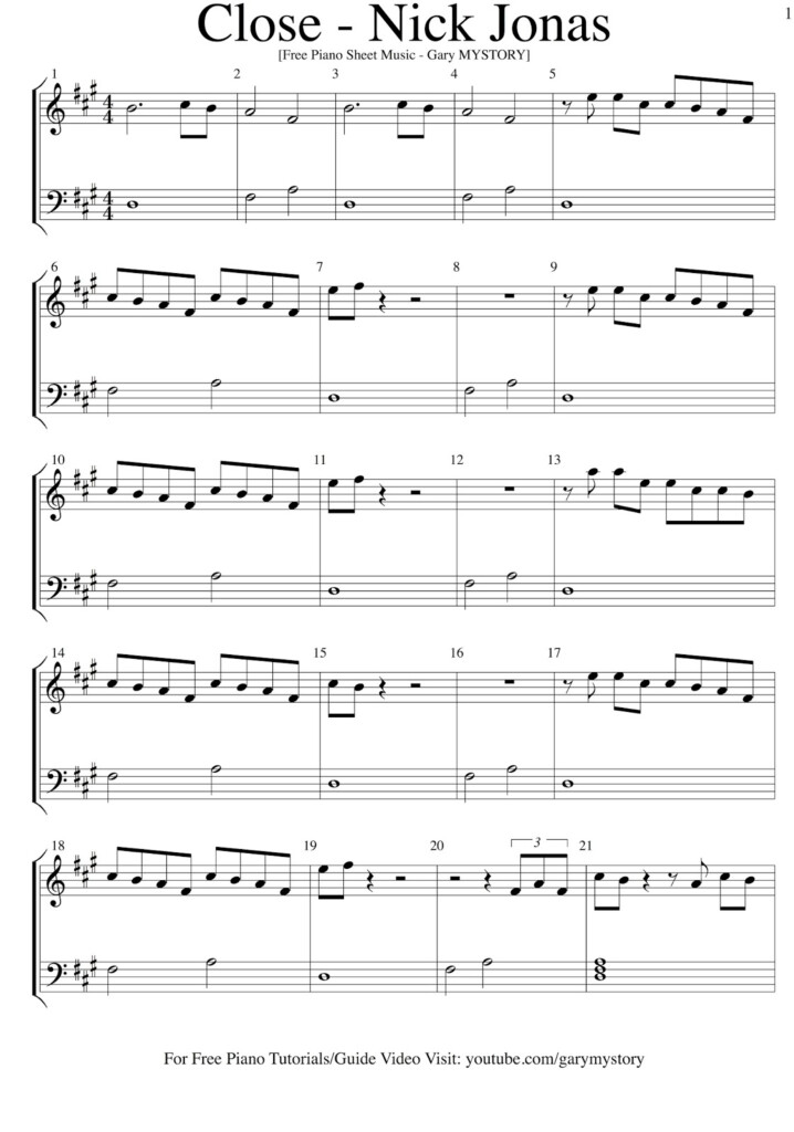 Best Free Printable Piano Sheet Music For Beginners With Letters Roy Blog