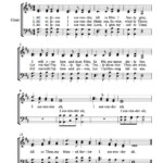 Free Choir Sheet Music I Surrender All Hymn Sheet Music Sheet