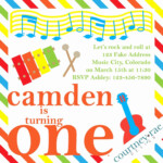 Music Themed Birthday Invitation Awesome Music Birthday Party