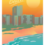 EzPosterPrints Retro World Famous City Posters Decorative Vintage